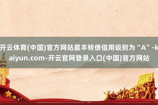开云体育(中国)官方网站晨丰转债信用级别为“A”-kaiyun.com-开云官网登录入口(中国)官方网站